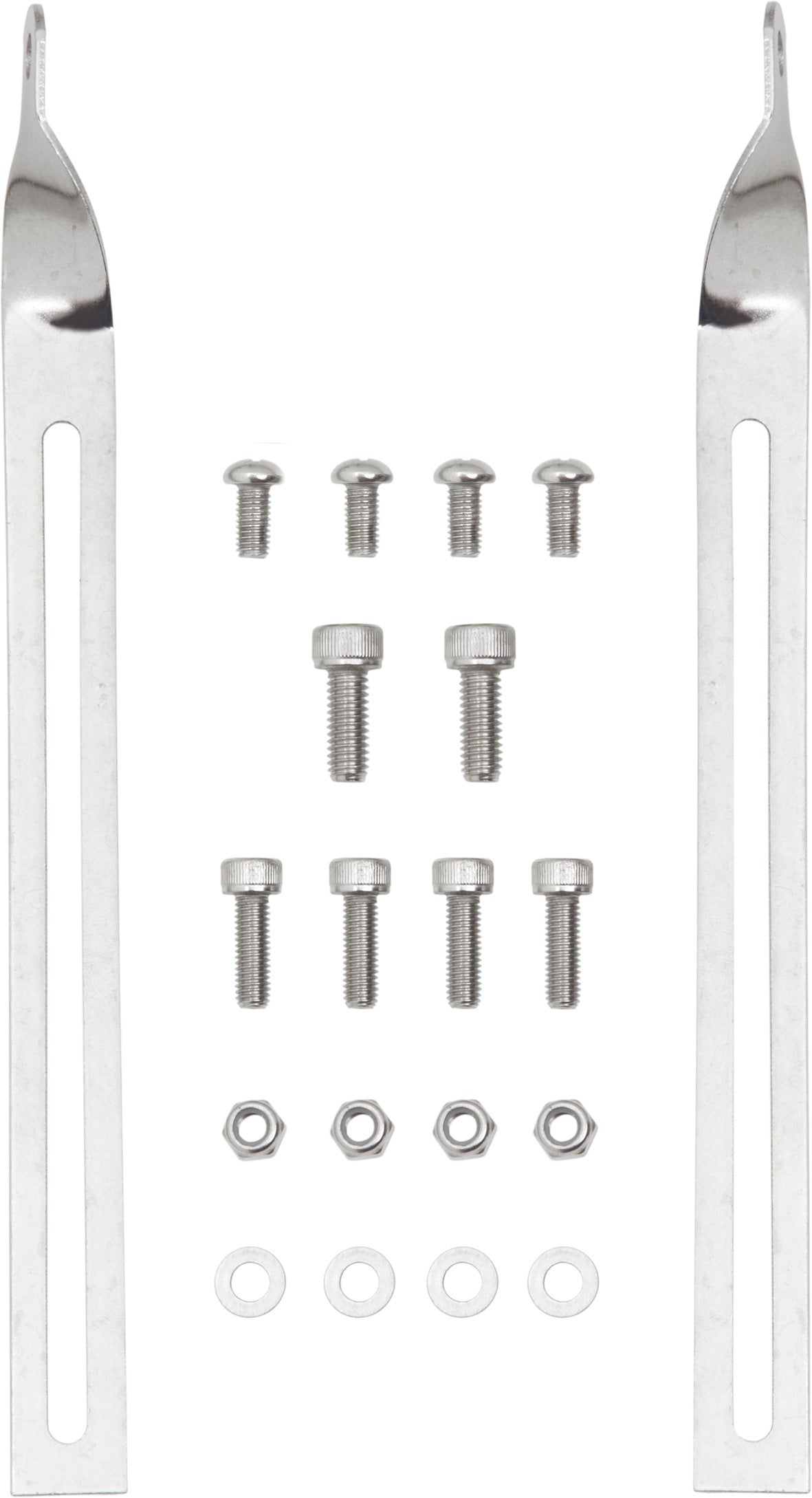 Trail rack hardware kit silver