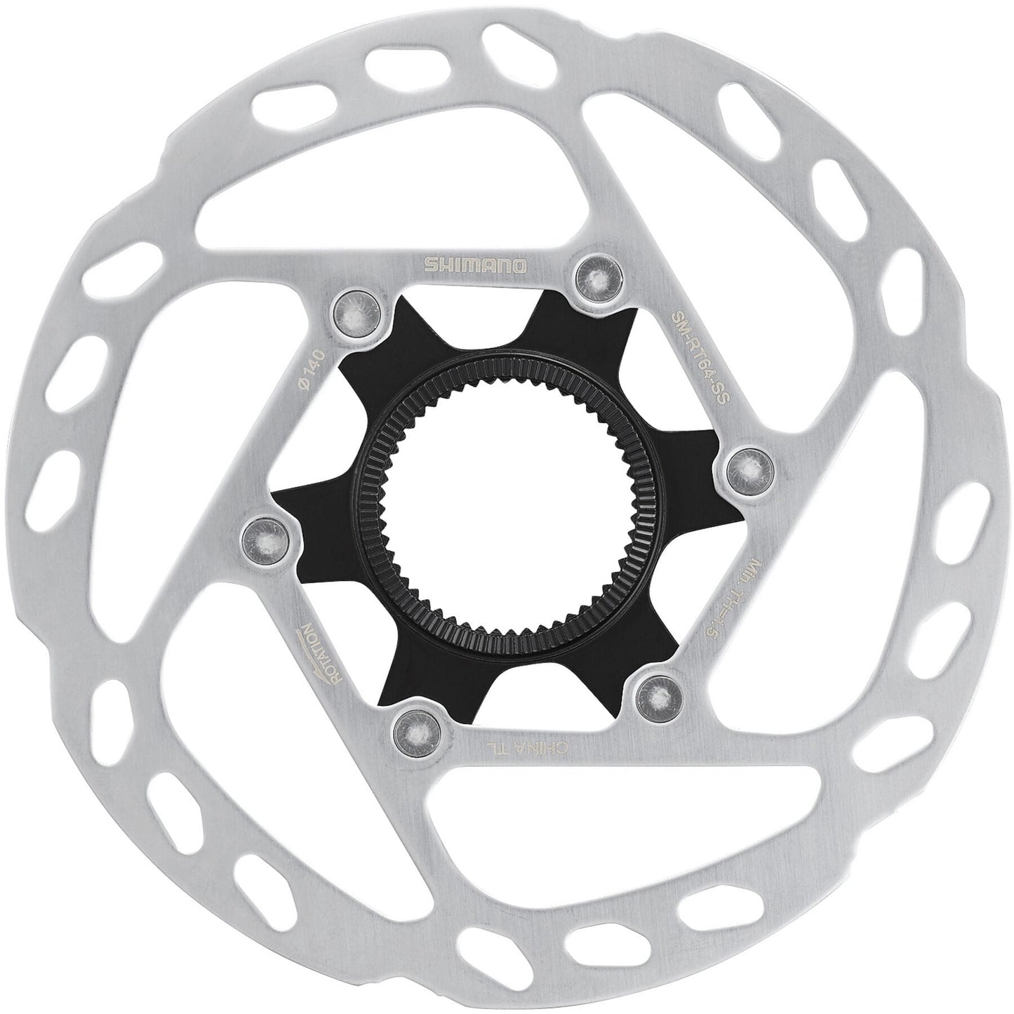 SM-RT64 Deore Rotor, with Internal Lockring, 160 mm Rotor