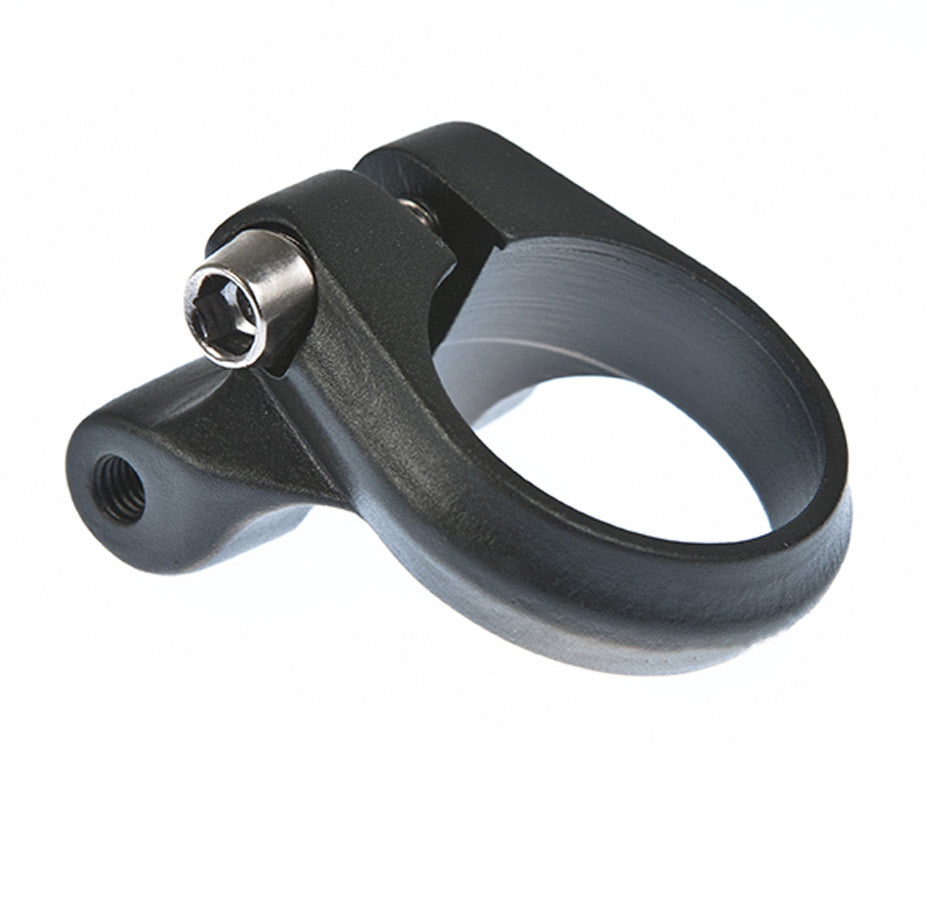 Seat clamp with rack mount 31.8mm black