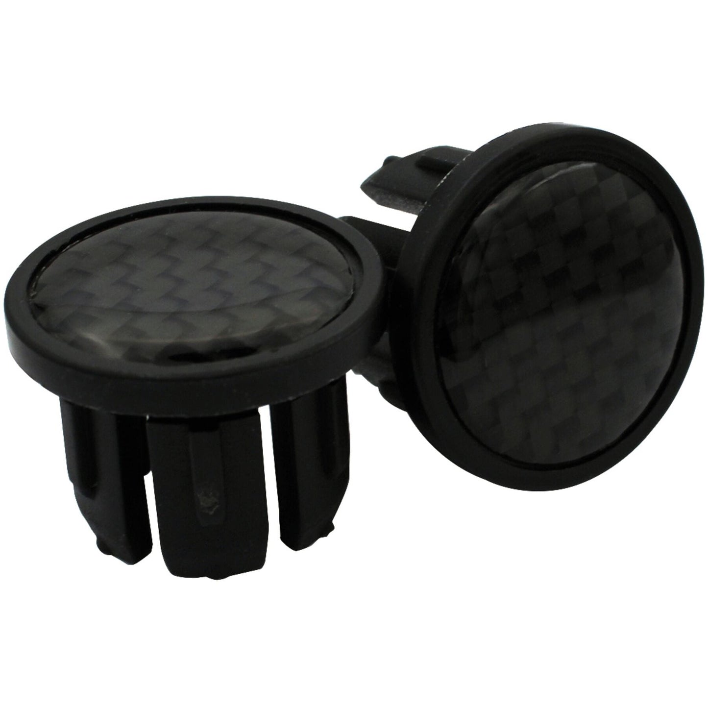 Carbon fibre look bar end plugs for Road bikes