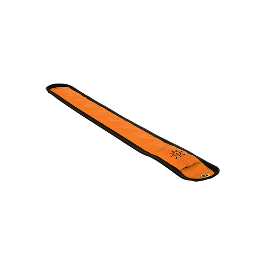 Orange Fibre Optic Slap Band