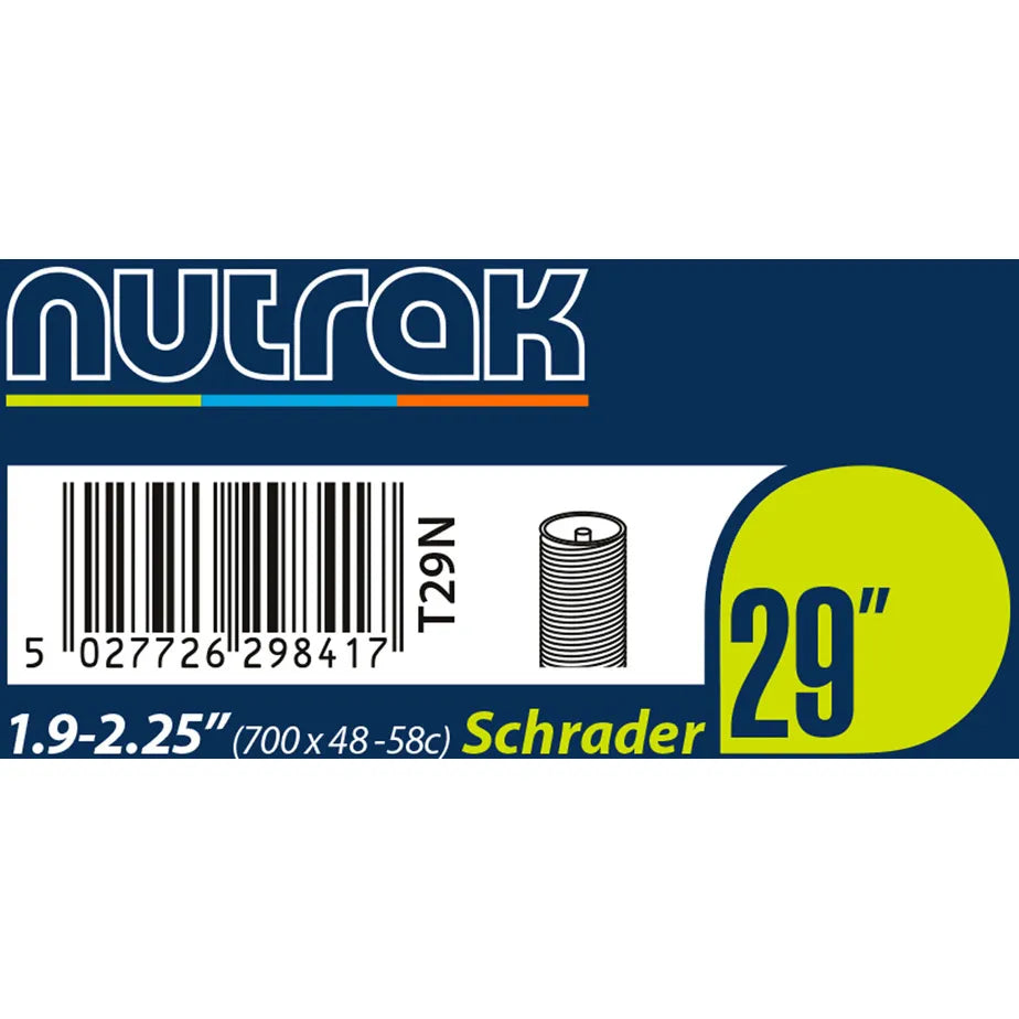 Inner Tube 29" (1.9 - 2.25") (700 x 48 - 58c) Schrader Valve