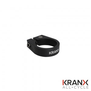 KranX Alloy Allen Key Seat Clamp in Black 28.6