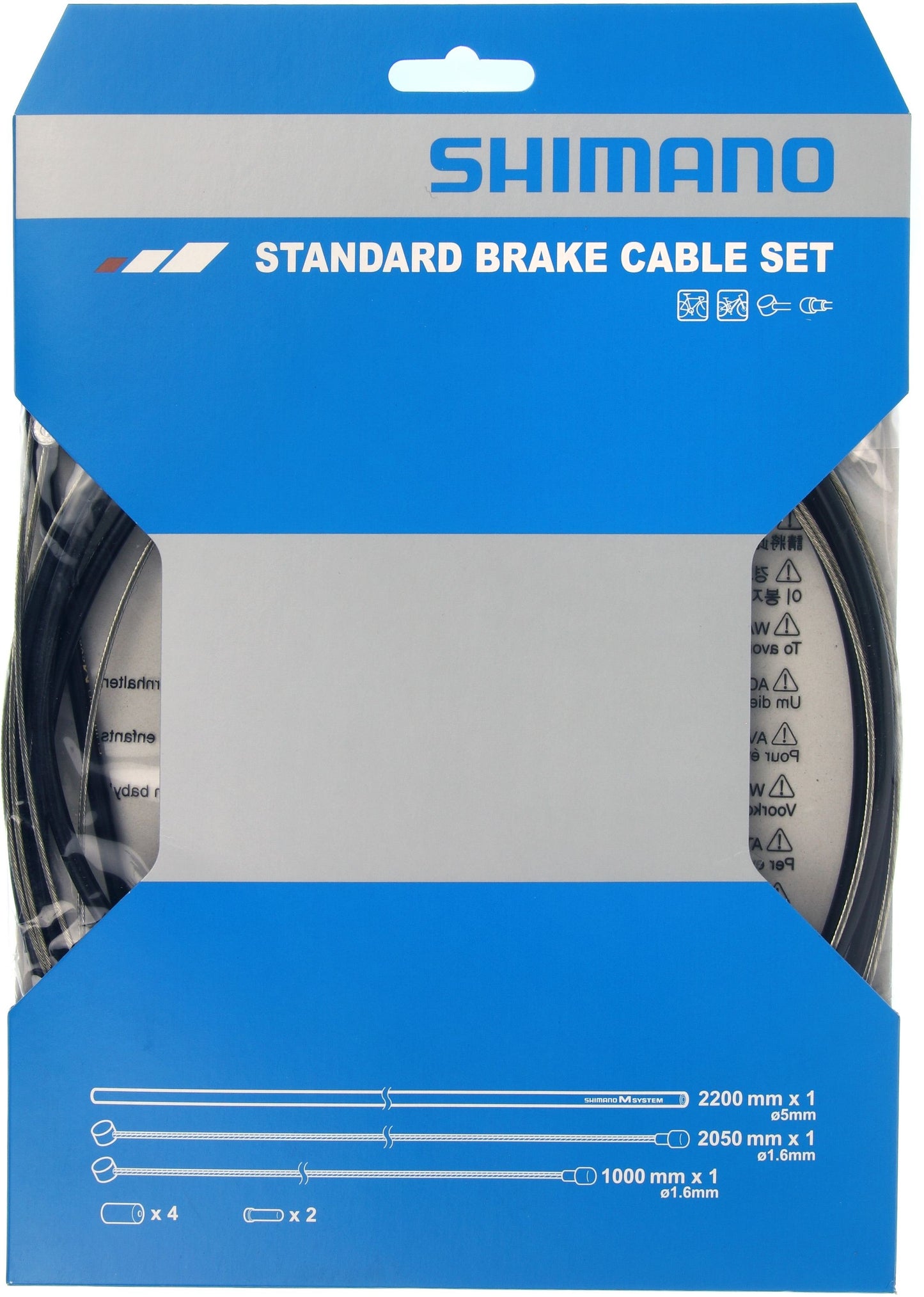 Road / MTB Brake Cable Set, Black