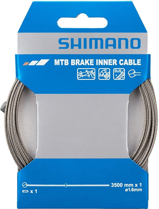 MTB tandem stainless steel inner brake wire,1.6 x 3500 mm, single